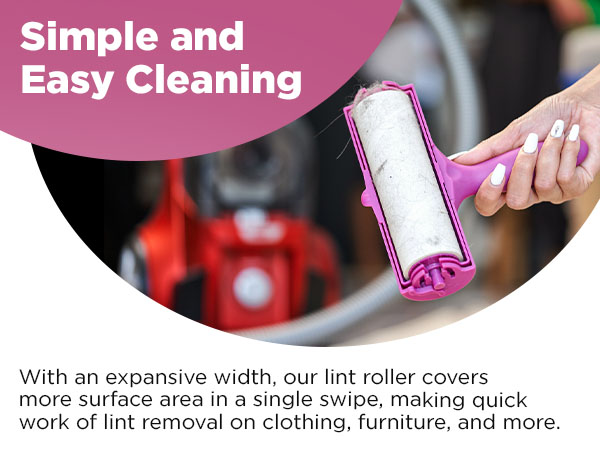Extra Large Lint Roller Giant for Pet Hair Furniture Bed Couch Floor with Extra Sticky Total
