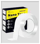 Double Sided Heavy Duty Extra Strong Adhesive Tape -Indoor/outdoor general purpose nano tape for ...