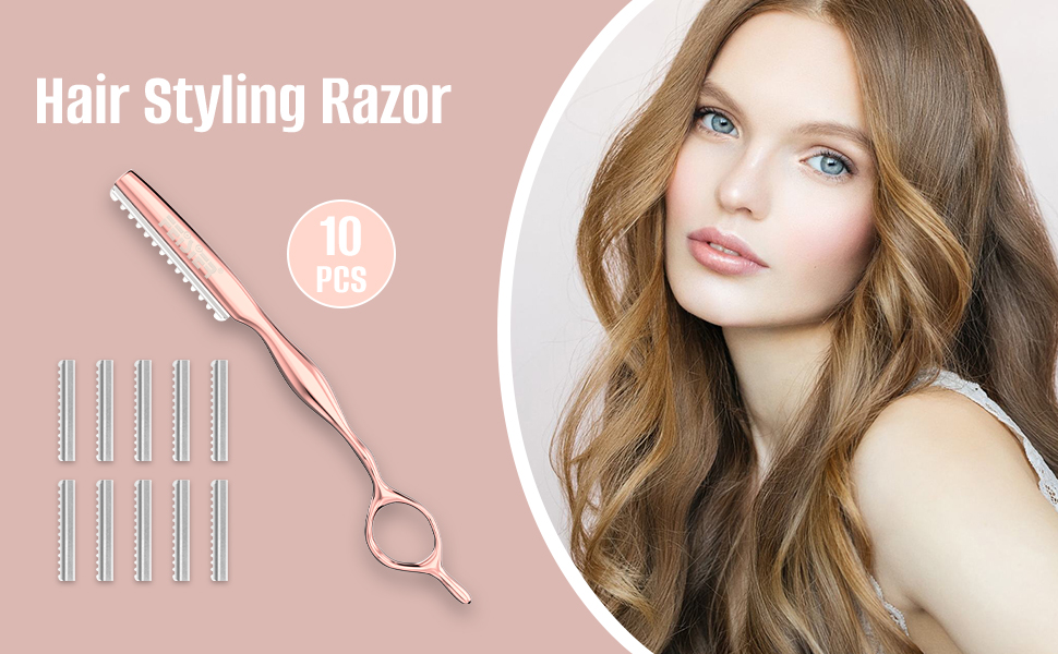 Hair thinning razors