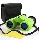 Binoculars for Kids with Compass 8x21 Children Toy Real Binocular Gifts for 3-12 Years Boys Girls...