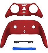 eXtremeRate Top Bottom Decorative Trim Shell Compatible with ps5 Edge Controller DIY Replacement ...