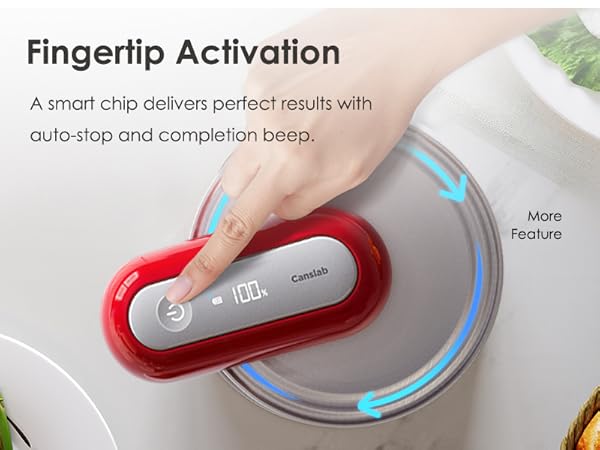 One Touch Automatic Can Opener_Auto Shut Off When Job Is Done_Smart Auto Stop