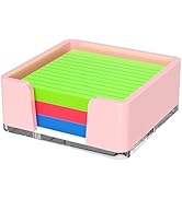 cute acrylic pen and post it note dispenser