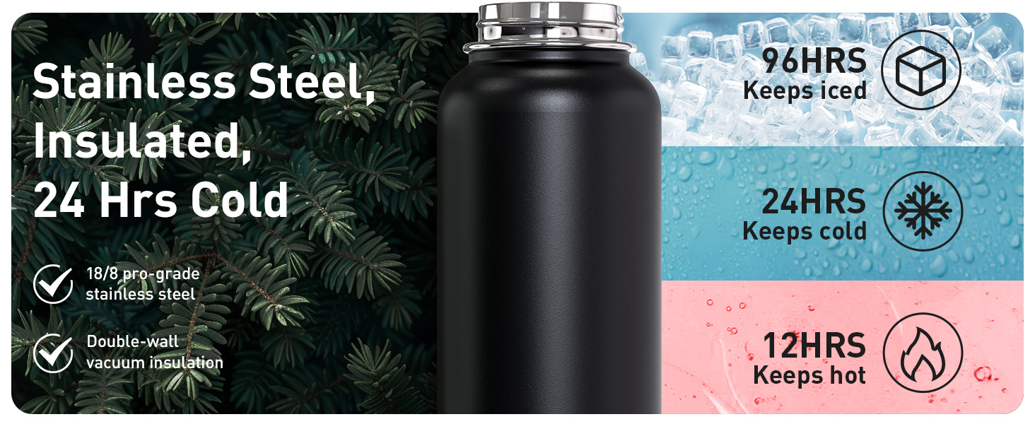 32 oz insulated water bottle