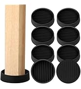 Rubber Non-Slip Furniture Pads Furniture Casters Cup Floor Protector for Bed Sofa Table and Chair...