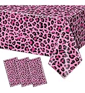 cheetah print table cloth