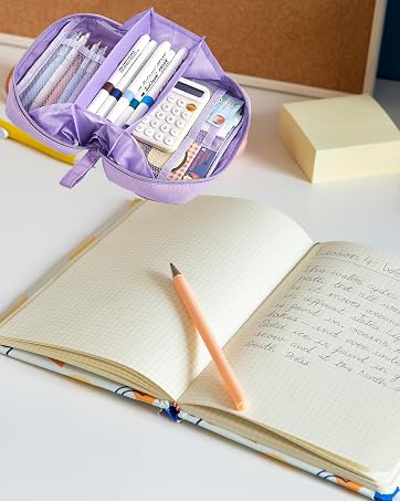 purple pencil box