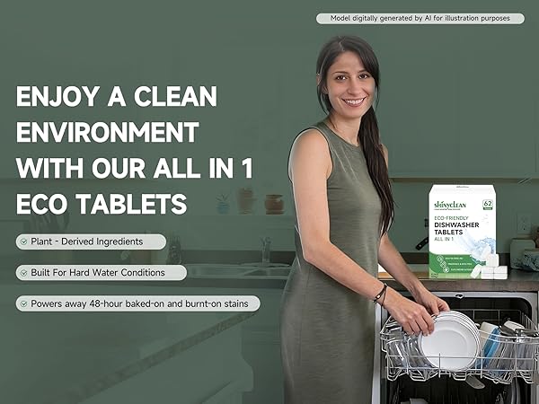 enjoy a clean environment with our all in 1 eco tablets