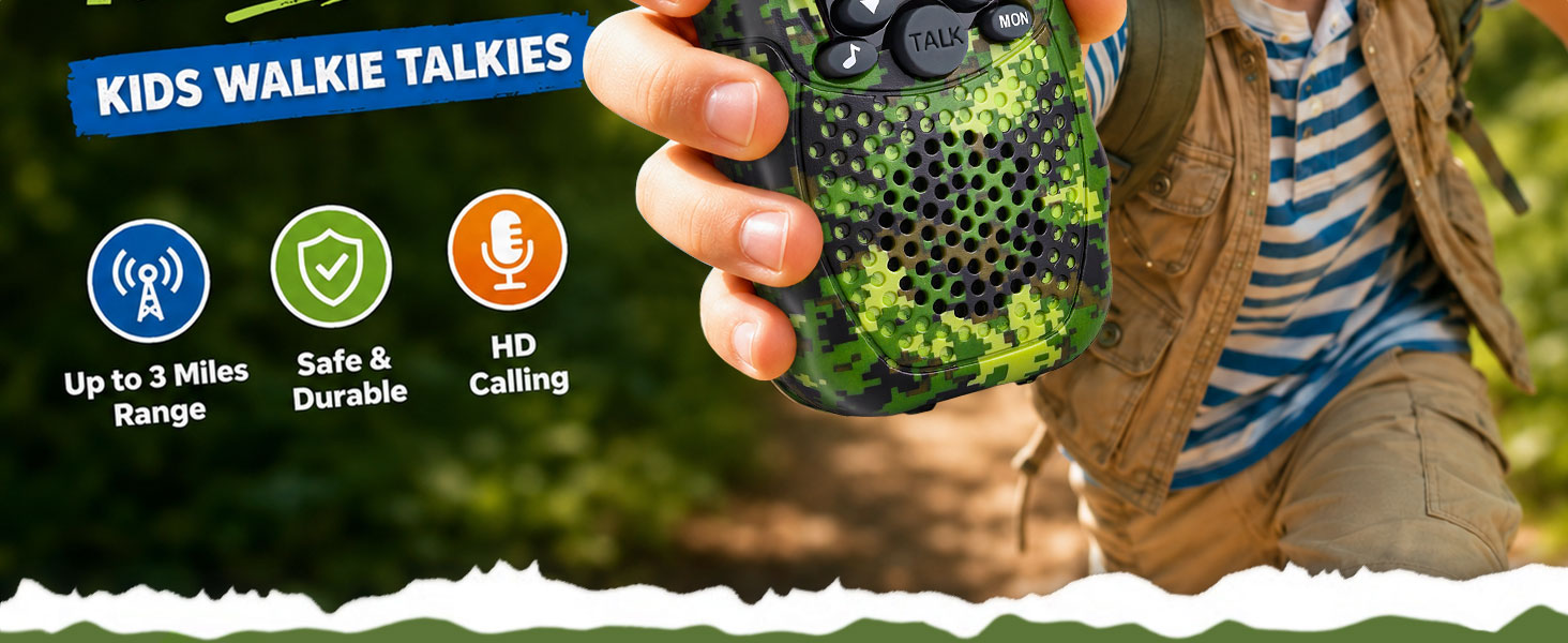 walkie talkies for kids rechargeable