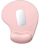 Hsurbtra Ergonomic Mouse Pad with Wrist Rest Support, Gel Mouse Pads with Non-Slip PU Base, Pain ...