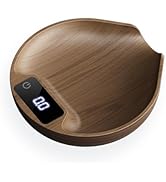 Premium Walnut Coffee Bean Scale - VABICA Handcrafted Espresso Scale with 0.1g Precision & USB-C ...