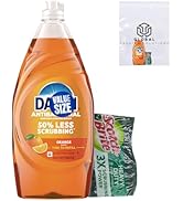 Dawn Ultra Dishwashing Liquid Degreaser, Orange Scent, 30.8 Fl Oz bundled with Heavy Duty Scotch ...