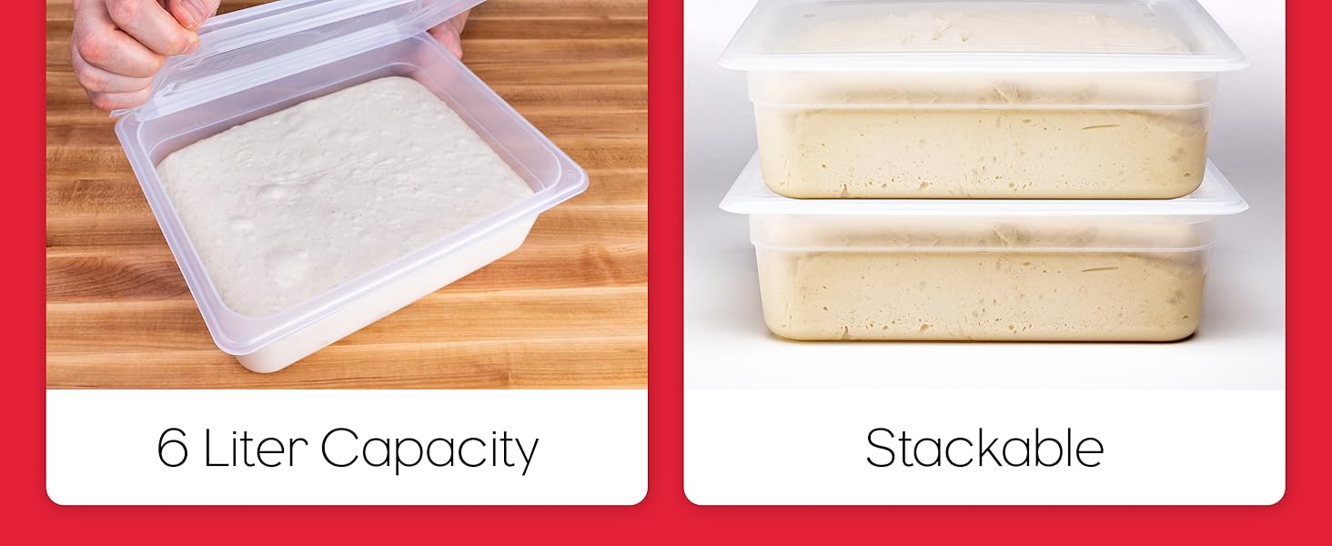 Brod & Taylor Proofing Container sourdough container dough container bread proofing box clear