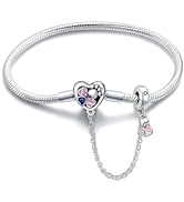LIGHTDOG Charm Bracelet for Pandora Charms 925 Sterling Silver Snake Chain Bracelet Fit Any Charm...