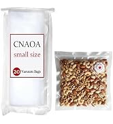 CNAOA 3rd-Generation (8" x 9") 20 PCS Upgraded Reusable High-Seal Bags (Vacuum Sealer Machine Not...