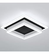 EIDISUNY 32W Modern LED Ceiling Light, Small Flush Mount Light Fixture, 6000K Cold White Ceiling ...