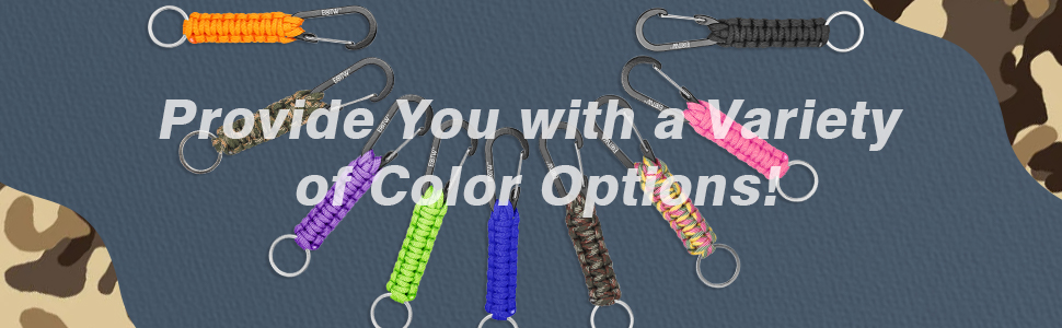 Variety of Colors Carabiners to Choose