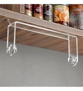 ZUNTO Acrylic Paper Towel Holder - Adhesive Paper Towel Roll Holder Under Cabinet, Clear Plastic ...