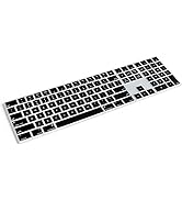 Silicone Keyboard Cover for Apple Magic Keyboard with Numeric Keypad MQ052LL/A (A1843) US Layout ...