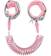 Dr.meter Kids Leash for Toddler, Reflective Anti Lost Wrist Link with Key & Lock, 8.2ft Safety Wr...