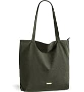 WantGor Women Corduroy Tote Bag, Large Shoulder Hobo Bags Casual Zipper Handbags Work Travel Shop...