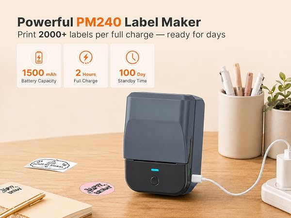label maker machine with tape label printer thermal printer sticker printer thermal label printer