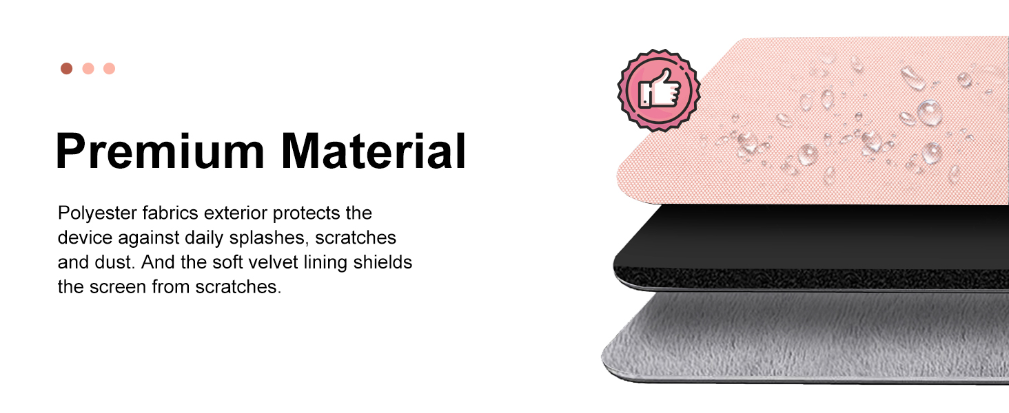 9-11 Inch Tablet Sleeve Bag with Shoulder Strap for iPad 10th Gen. 10.9", iPad 9th/8th/7th Gen