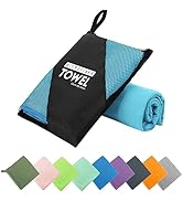 ZIUDBOC Microfiber Travel Towel, Soft Lightweight Quick Dry Towel, Super Absorbent Compact Travel...