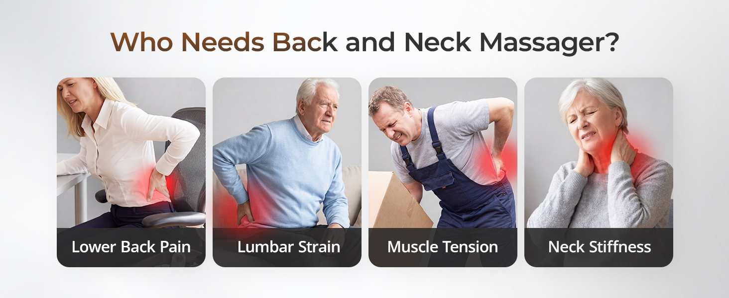 Who Needs Back and Neck Massager?