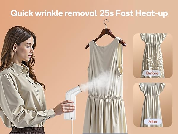 fast removal steamer