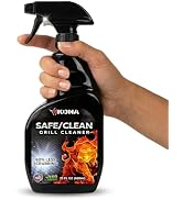 Kona Safe/Clean Grill Cleaner Spray - Now 40% More Cleaning Power, Heavy Duty No-Drip Gel, Eco-Fr...