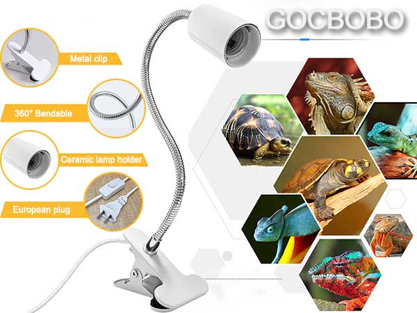 Clip on Light E26/E27 Metal Clamp Light Socket
