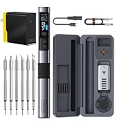 FNIRSI HS-02A 100W Portable Corded Soldering Iron Kit with Storage Case, 3S Fast Heating, 212-842...