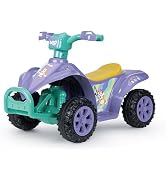 Bluey 6V ATV Quad for Kids - Powerful and Safe Ride-On Toy with Rechargeable Battery - Forward an...