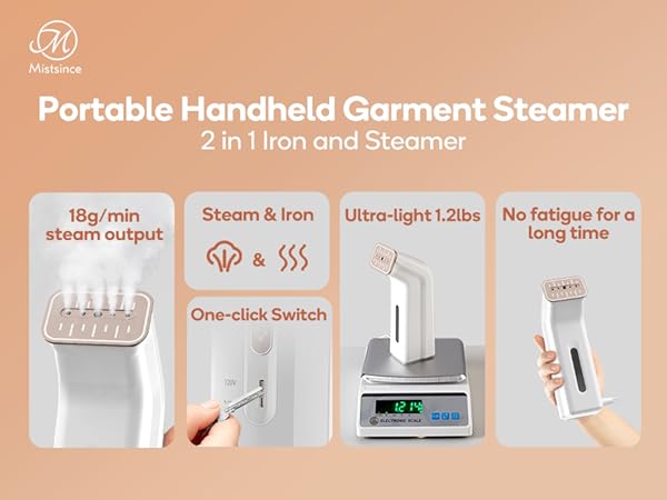 lightweight steamer