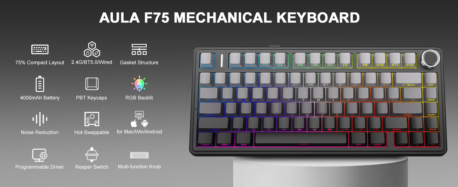 AULA F75 keyboard