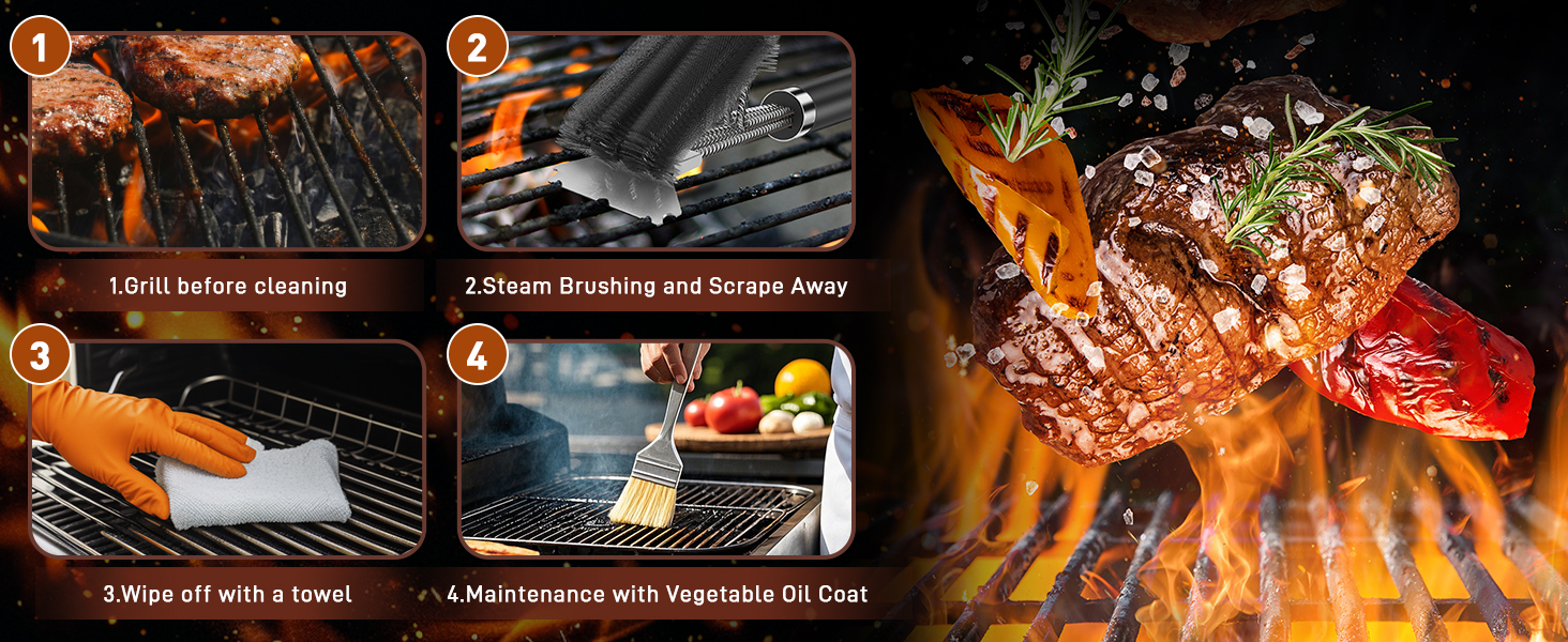 bbq cleaning brush