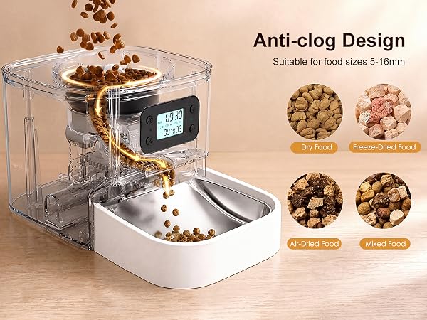 automatic programmable cat feeder