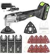 GALAX PRO Power Oscillating Tool, Cordless Oscillating Multi Tool 20V Lithium Ion with 1.3Ah Batt...