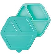 Tiny Twinkle Silicone Suction Baby Plate, Suction Grip Divided Dish for First Foods and Self-Feed...