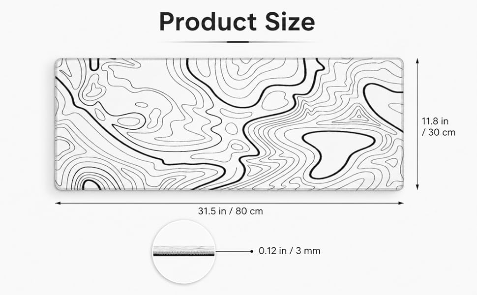 White Topographic