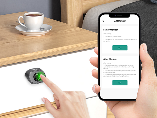 Bluetooth Fingerprint Cabinet Lock