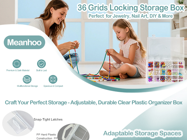 36 grids storage box