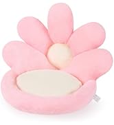 Ditucu Flower Shape Seat Cushion Comfy Kawaii Gaming Chair Cushions 19 inch Lazy Sofa Office Floo...