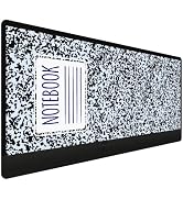 HUADO Notebook Mouse Pad, 35.4x15.7in, Large Desk Mat for Office Gaming | Smooth Surface, Non-Sli...