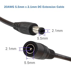 dc extension wire