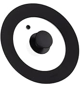 CAROTE Universal Silicone Lid for Pots, Pans and Skillets, Pot Lid With Heat Resistant Silicone R...