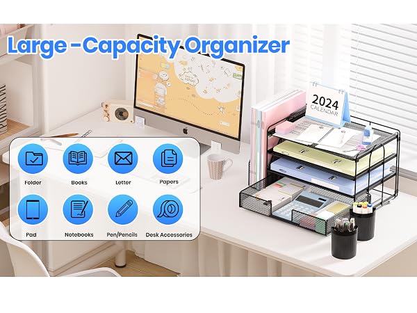 desk organizers and accessories office supplies desktop file paper organizer workspace organization