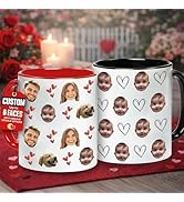 Custom Photo Coffee Mug – All-Over Personalized Mothers Day Coffee Mug with Face, Gift Ideas for ...