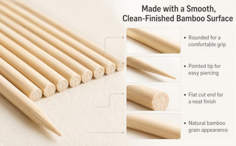 bamboo skewers